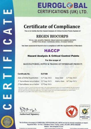 A HACCP Certified company